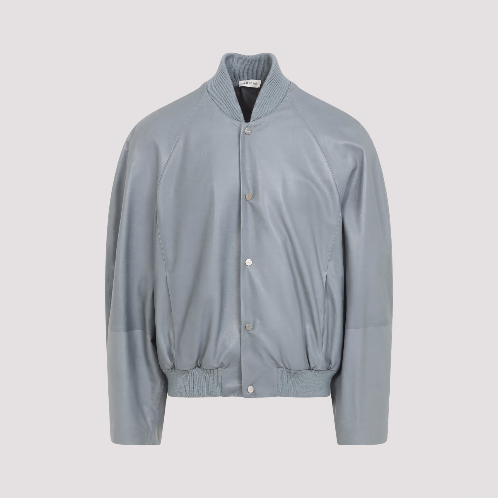 Leather 9 Raglan Bomber Jacket