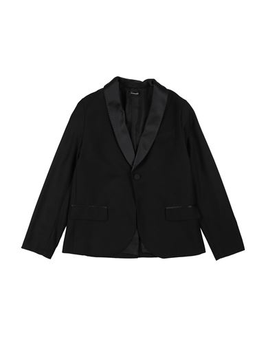 Monnalisa Kid Boy Blazer Midnight blue Size 12 Polyester, Viscose