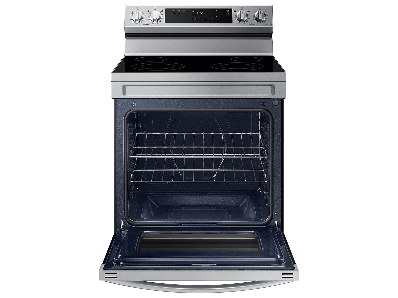 6.3 cu. ft. Smart Freestanding Electric Range with Steam Clean in Stainless Steel(NE63A6111SS/AA)