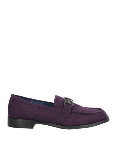 Woman Loafers Purple Size 10 Textile fibers