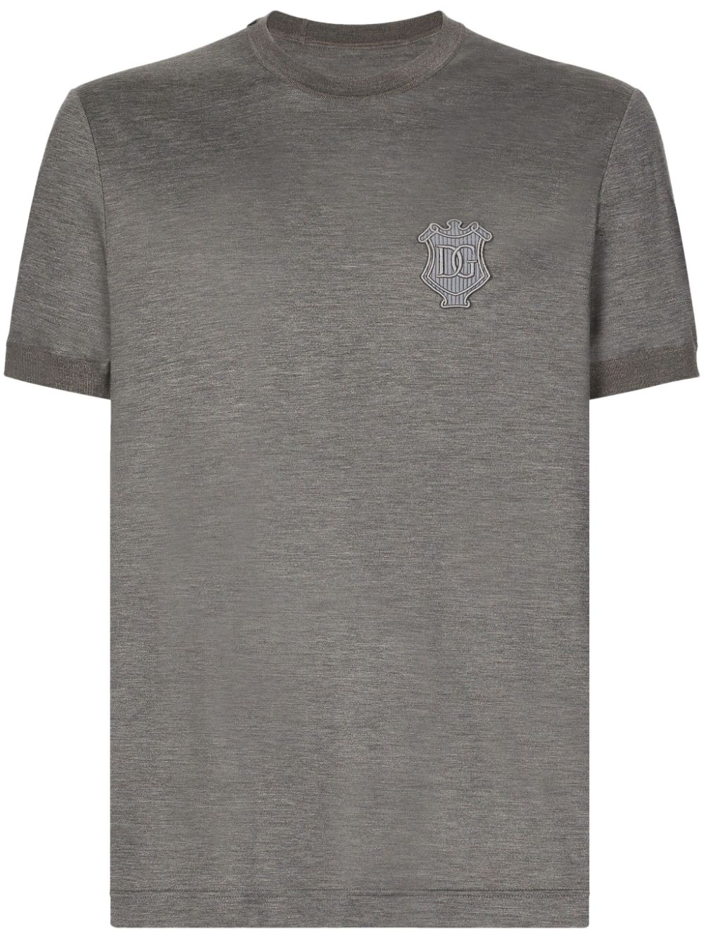 Embroidered logo t-shirt - Grey