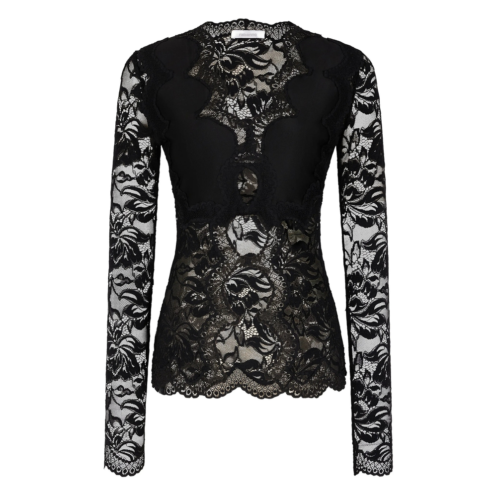 Lace Long-sleeve Blouse