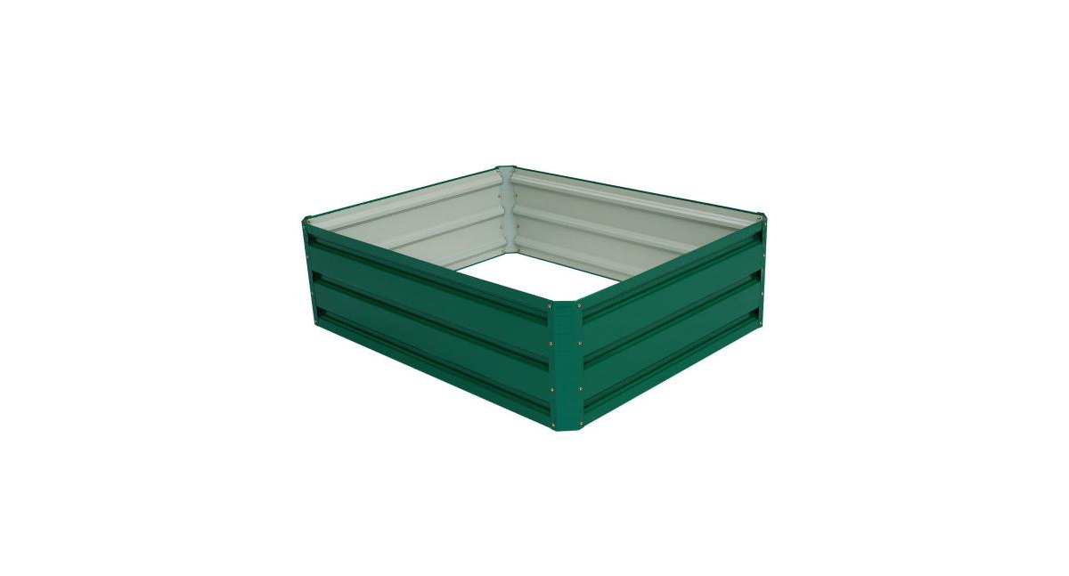 Patio Raised Garden Bed for Vegetable Flower Planting - Dark green