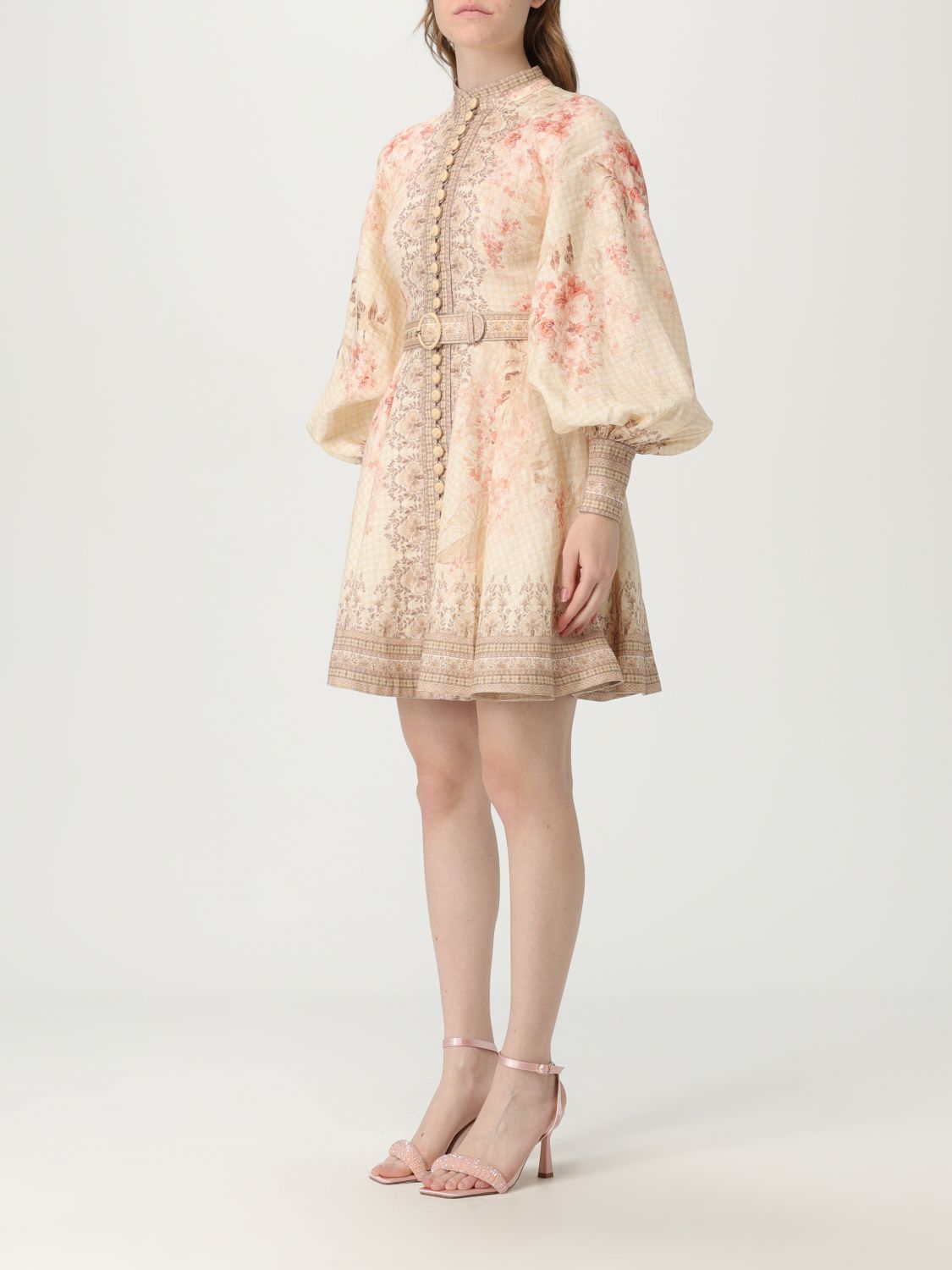 ZIMMERMANN Illuminate mini dress - Neutrals