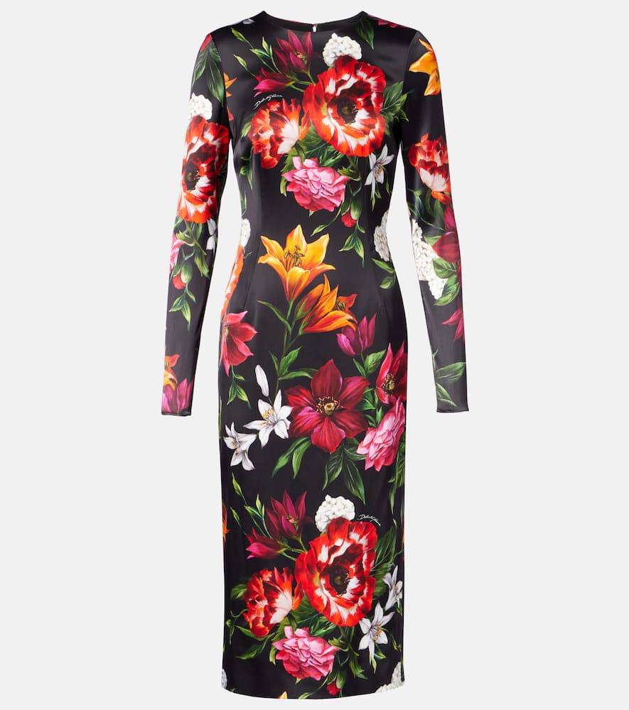 Floral midi dress
