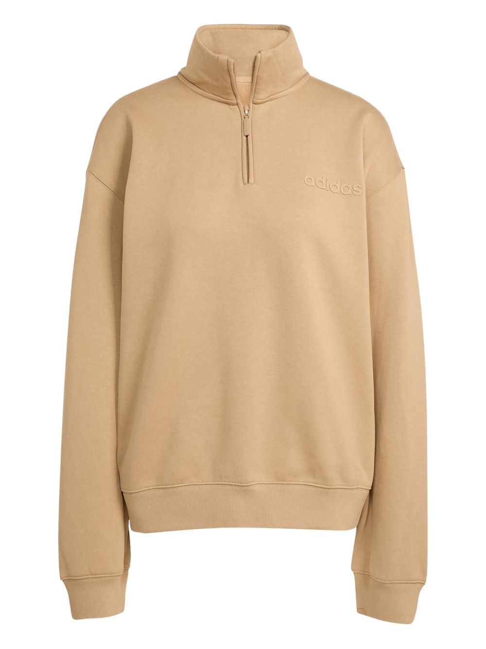 Half-zip sweatshirt - Brown