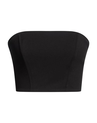 Woman Top Black Size XS Polyester, Elastane