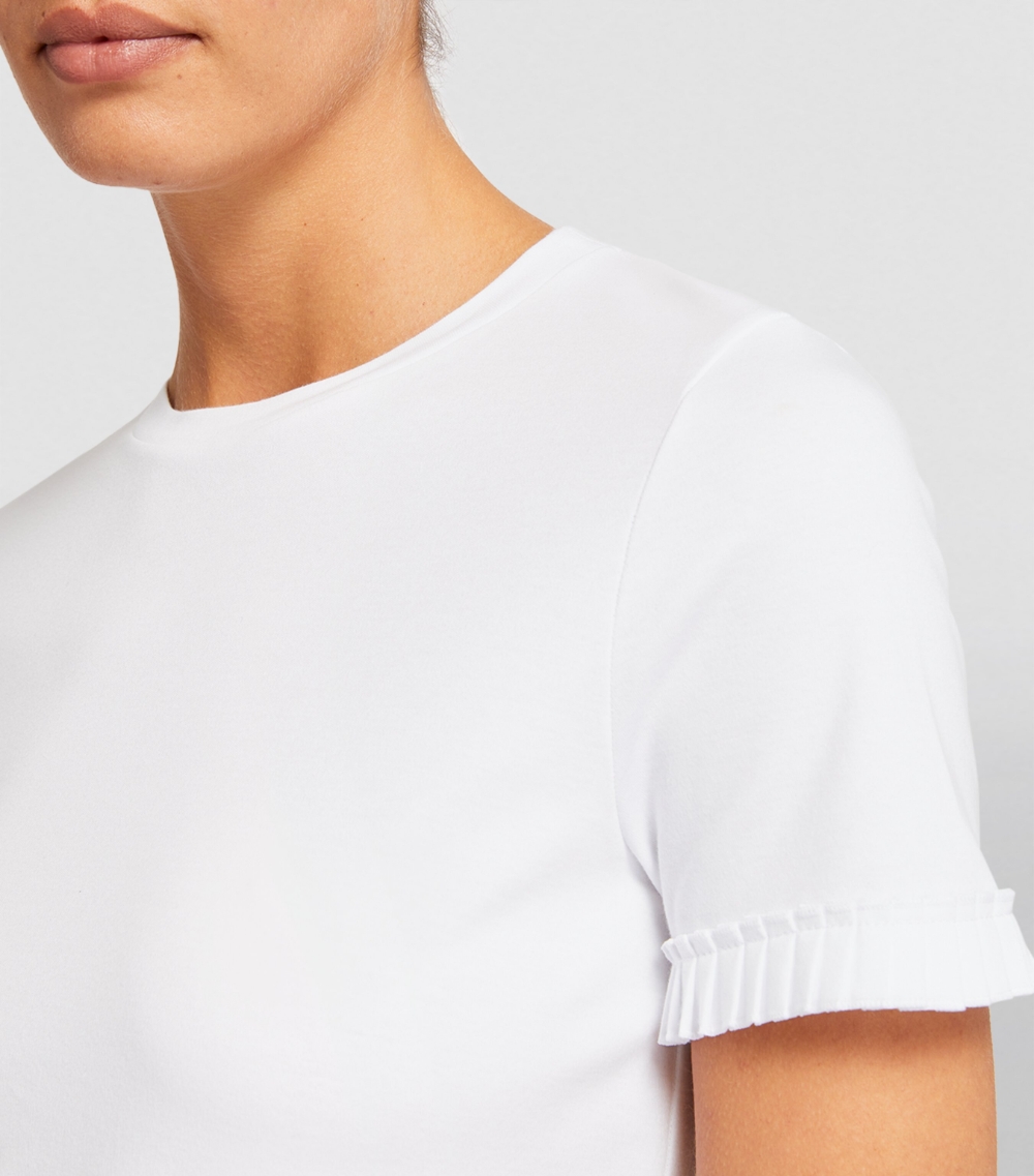 Cotton Frill-Detail T-Shirt