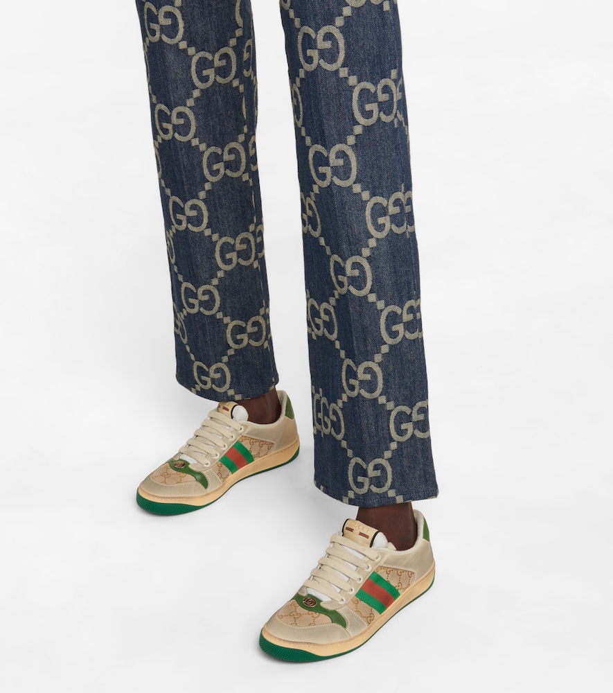 Screener leather sneakers