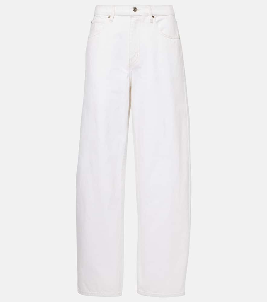 Frame Low Slung barrel-leg jeans