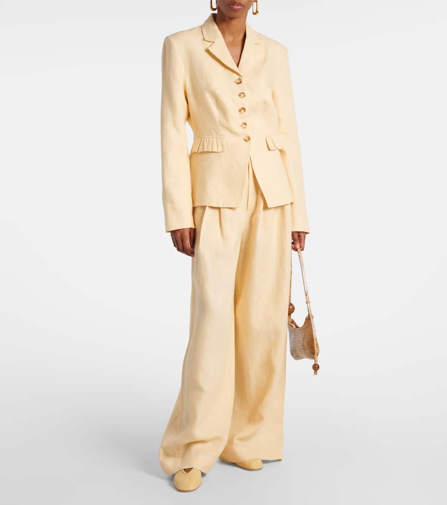 Parker high-rise wide-leg pants