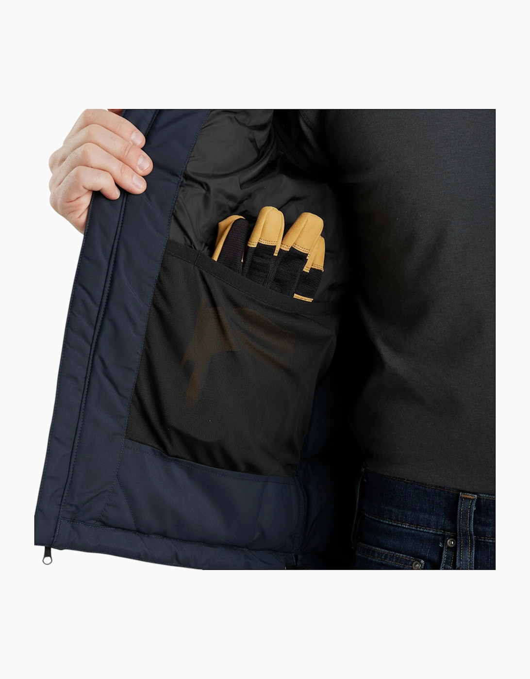 Men's Carhartt Mens Puffer Gilets WIP Rain Defender Insulated Montana Loose Fit Vest - Navy - : 44/Regular