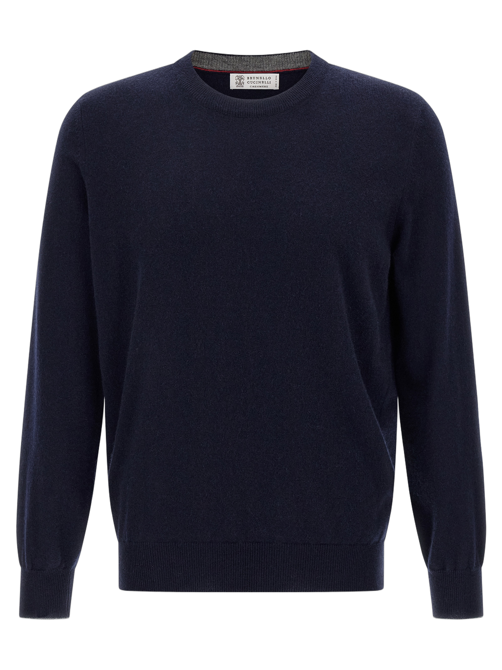 Cashmere Crew Neck Sweater — Blue