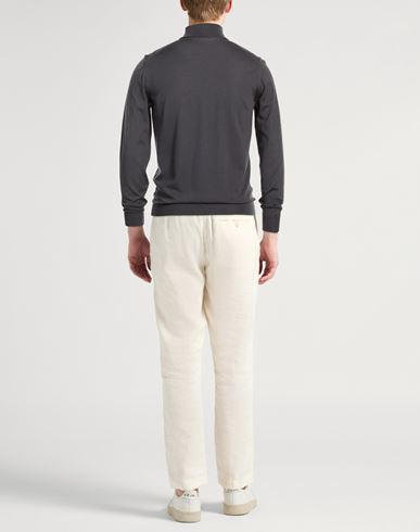 Man Turtleneck Navy Size 38 Merino Wool