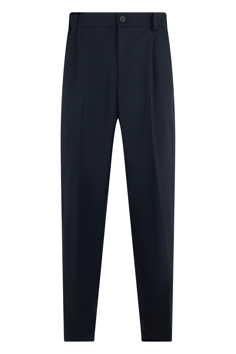 Jacquemus - tailored straight leg trousers crease detai