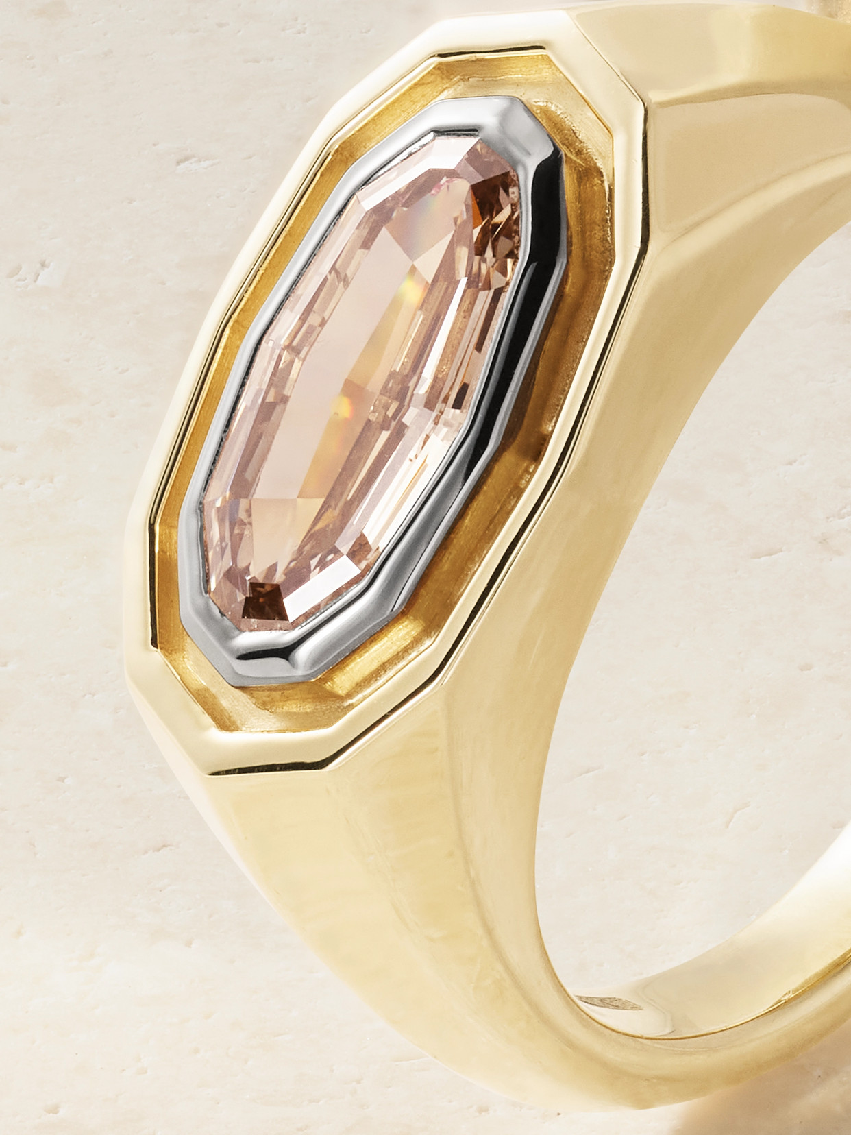 Insignia 18-karat Gold Diamond Ring - 4 1/4