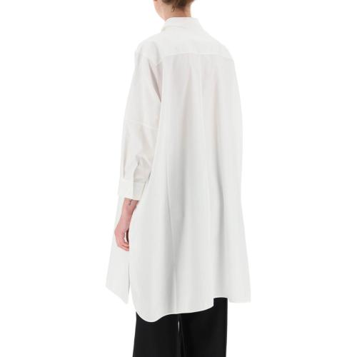 A-line shirt dress - 100 - OPTIC WHITE