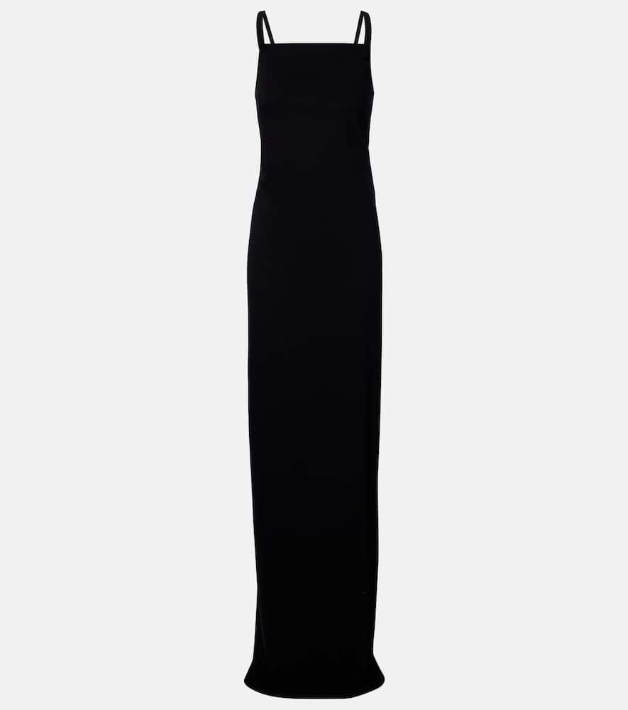 Temple layered cotton jersey maxi dress