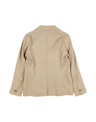 Kid Boy Blazer Beige Size 16 Linen, Viscose, Polyester