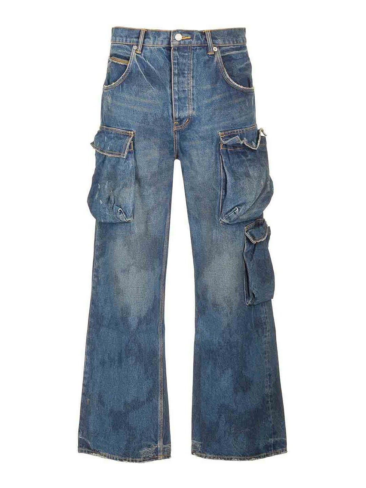 P018 Triple Pocket Cargo Jeans