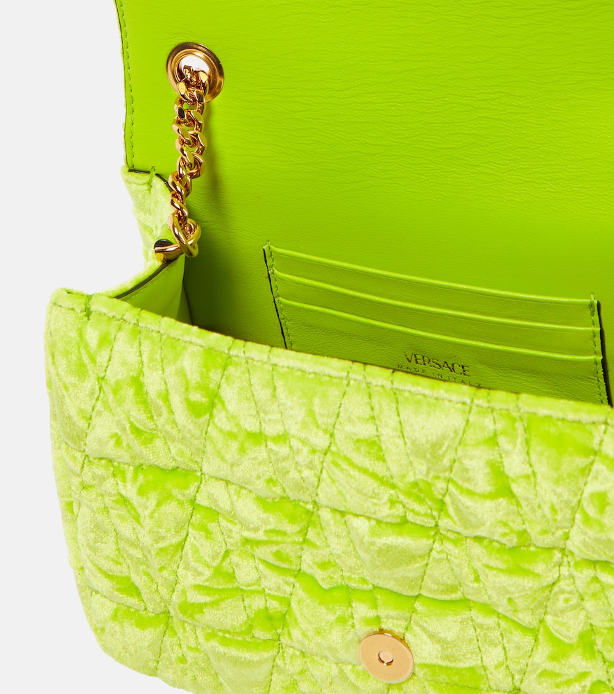 Virtus Small velvet shoulder bag