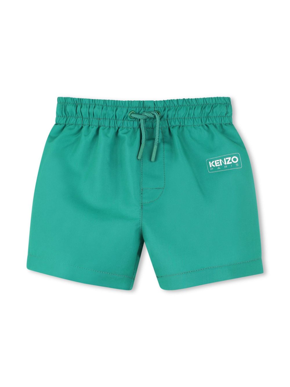 Logo-print swim shorts - Green