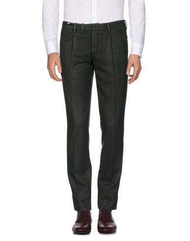 Man Pants Dark green Size 40 Wool