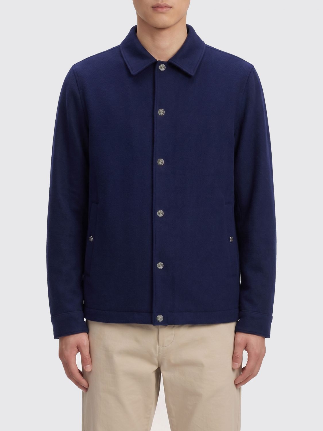 Jacket Men color Blue