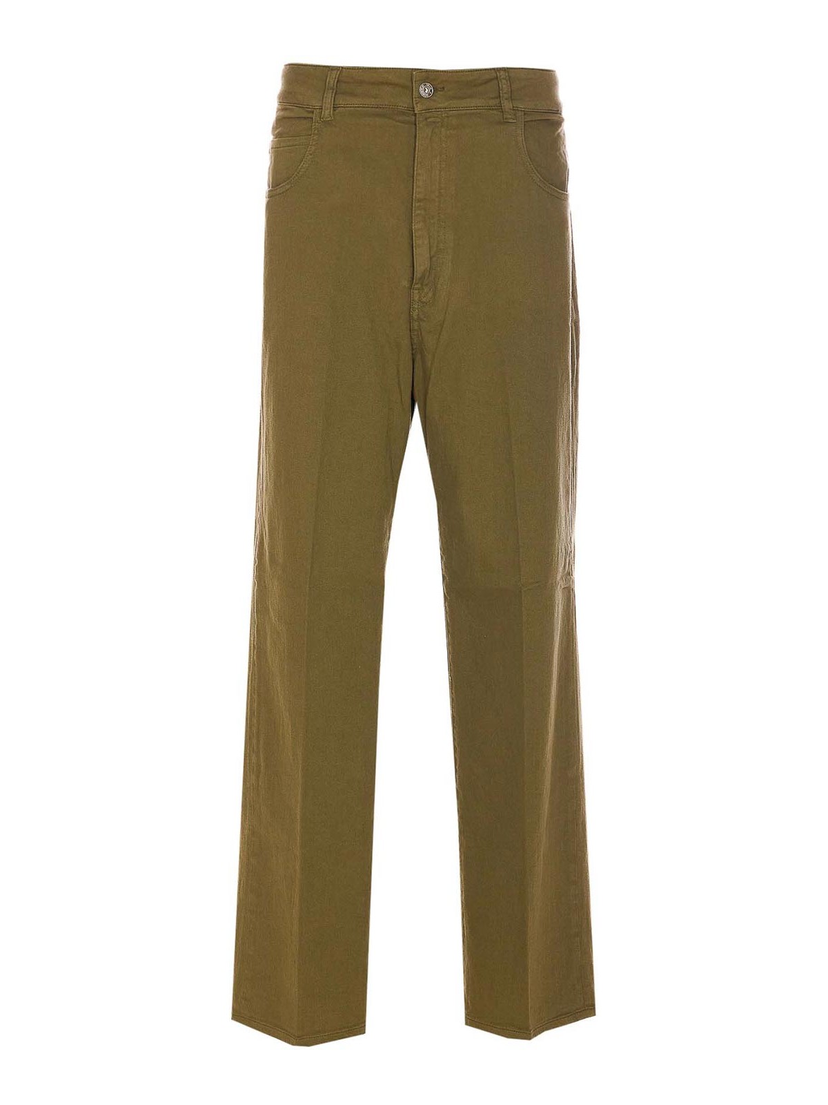 TRUE AVENUE cotton jeans - Green