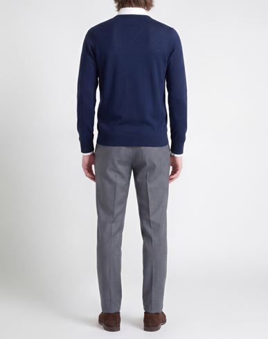 Man Sweater Blue Size 40 Wool