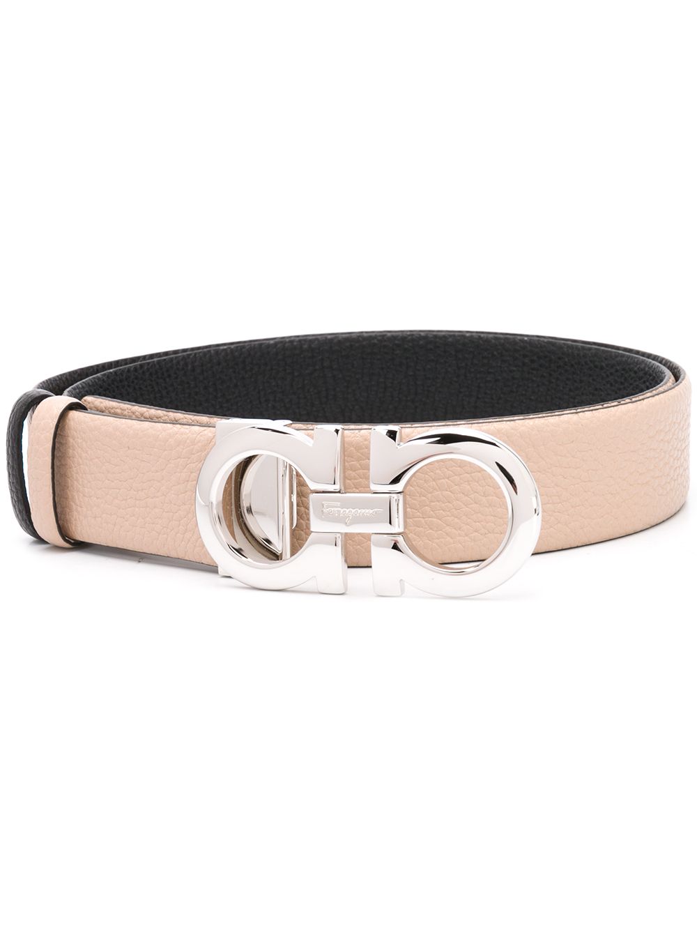 Gancini buckled belt - Neutrals