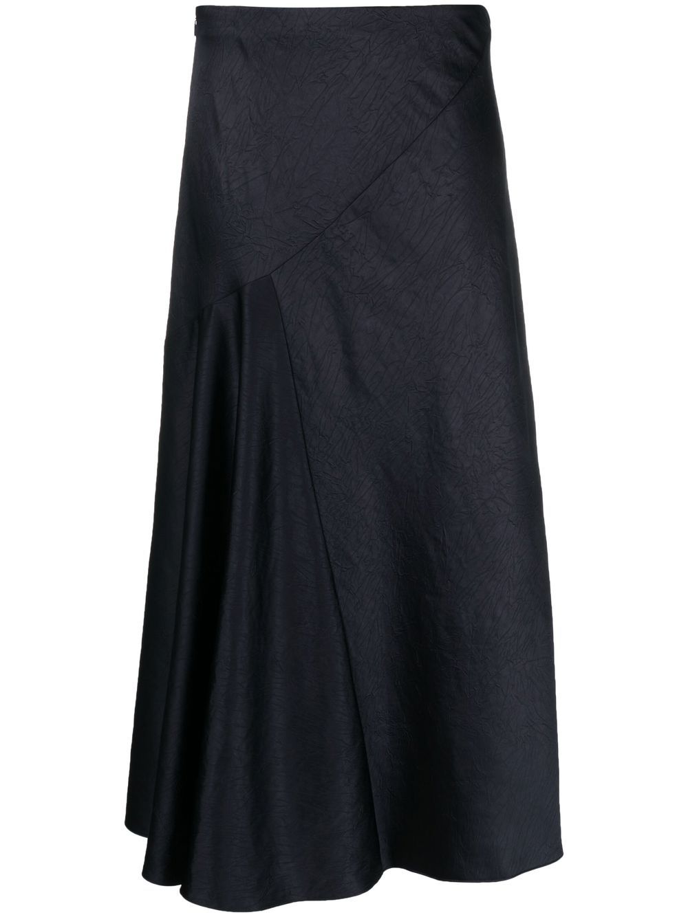 Draped slip skirt - Blue