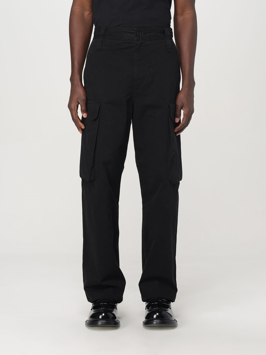 Pants Men color Black