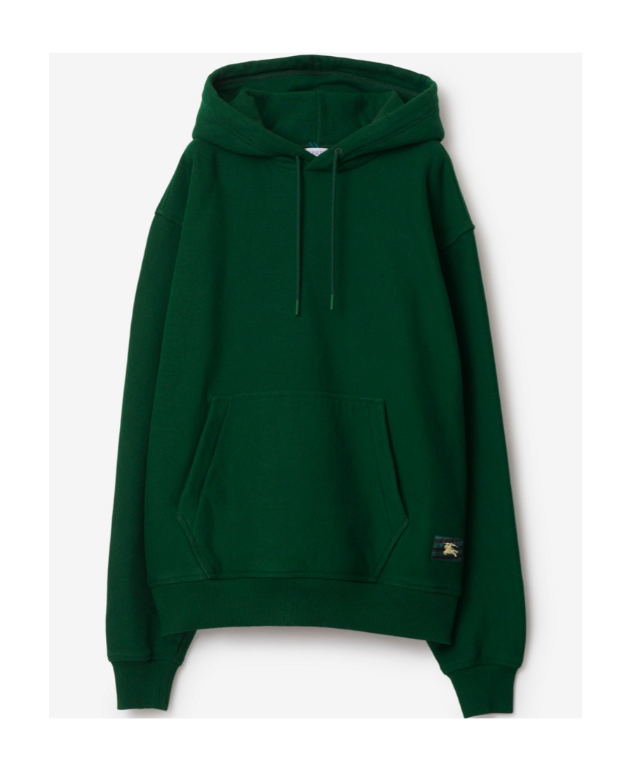 Equestrian Knight-appliqué cotton hoodie