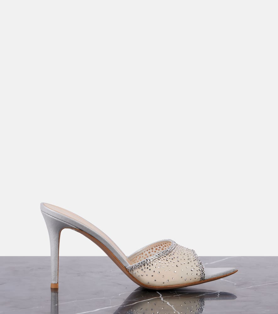 Gianvito Rossi Rania 85 embellished mules