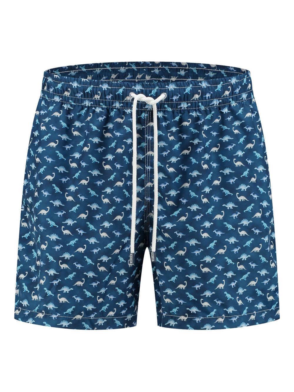 FEDELI Kids dinosaur-print swim shorts - Blue