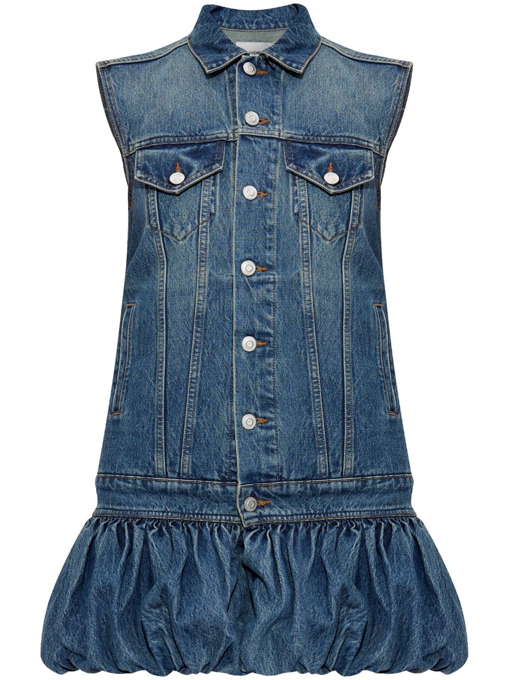 Denim mini dress - Blue