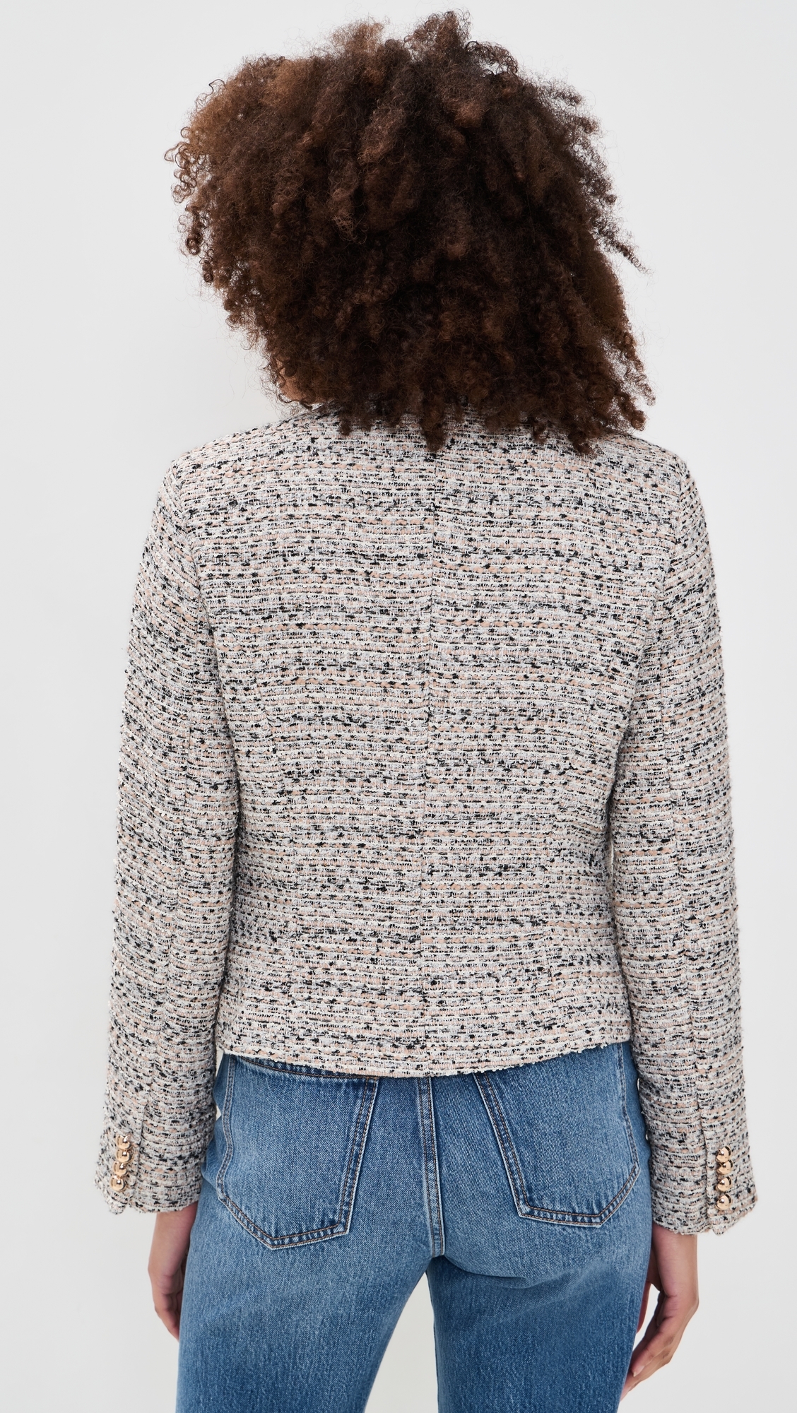 The Lady Jacket Pink Tweed