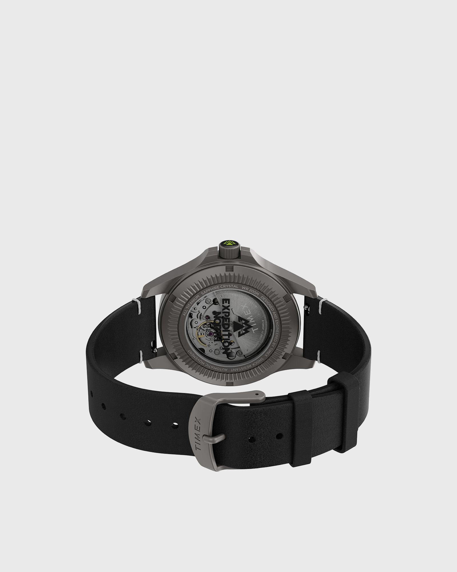 Expedition North Titanium Automatic black male Watches now available at BSTN