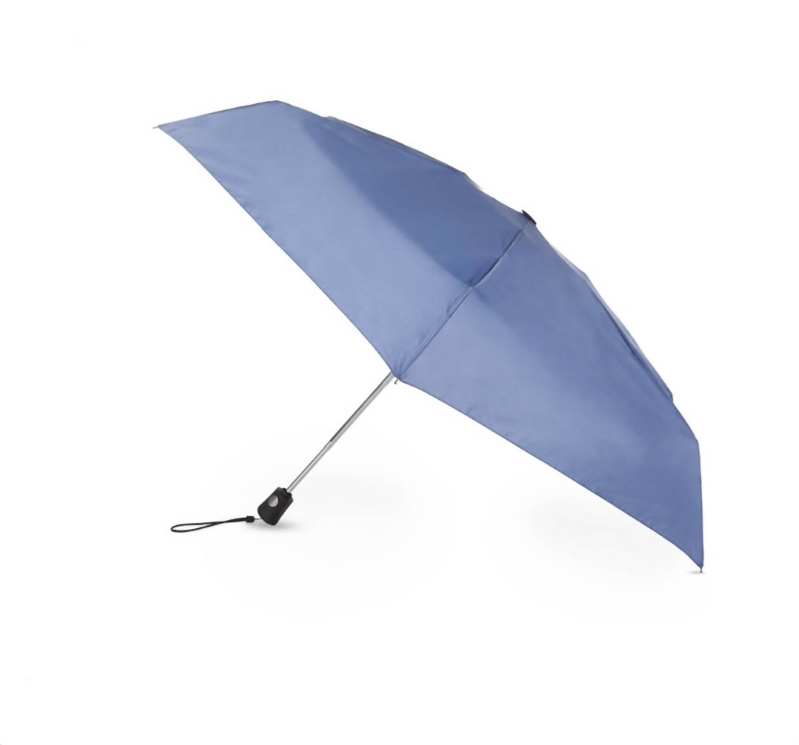 44In Compact Folding Umbrella In Steele Blue