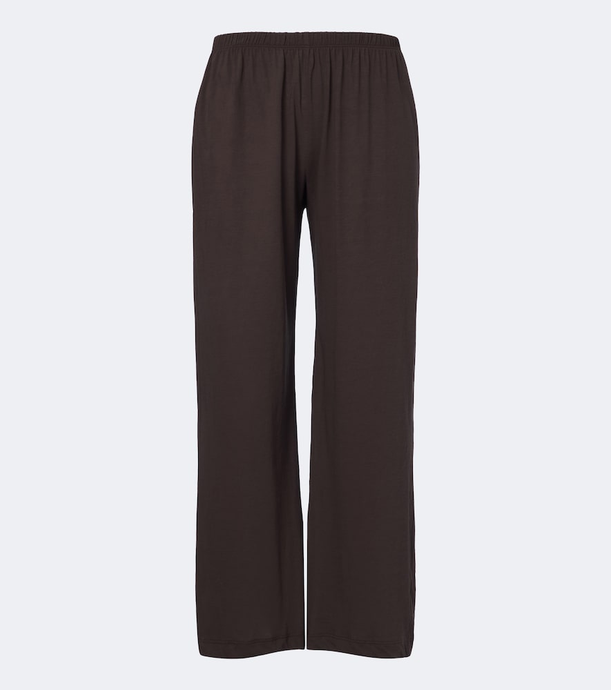 Milo cropped cotton wide-leg pants