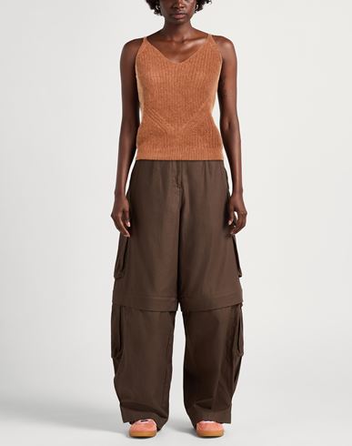 Woman Top Brown Size S Mohair wool, Silk