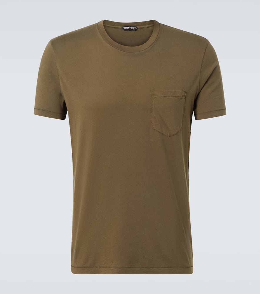 Cotton and silk T-shirt