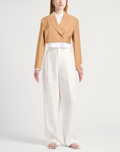 Woman Blazer Sand Size XXS Polyester, Viscose, Elastane