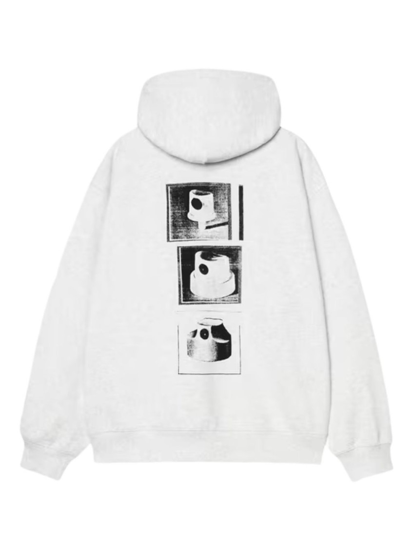 White Logo Hoodie