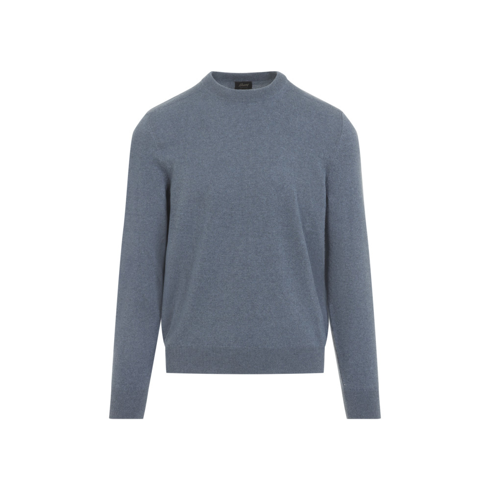 Blue Crew Neck Sweater