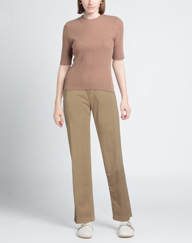 Mason's Woman Pants Camel Size 12 Cotton, Elastane