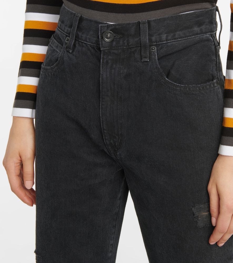 London high-rise wide-leg jeans