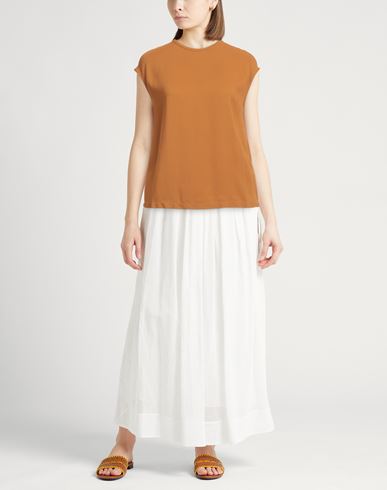 Fabiana Filippi Woman Top Tan Size 10 Cotton