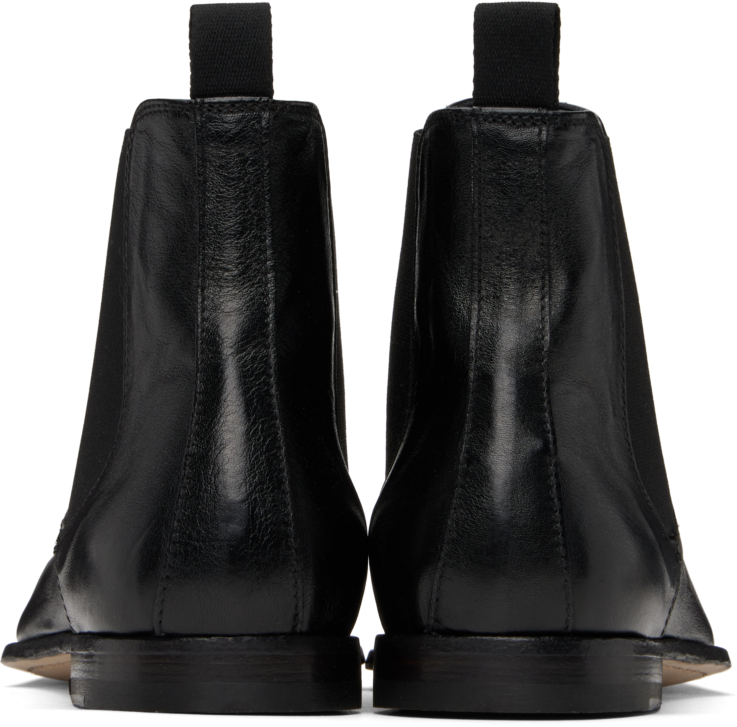Officine Creative Black Solitude 004 Chelsea Boots